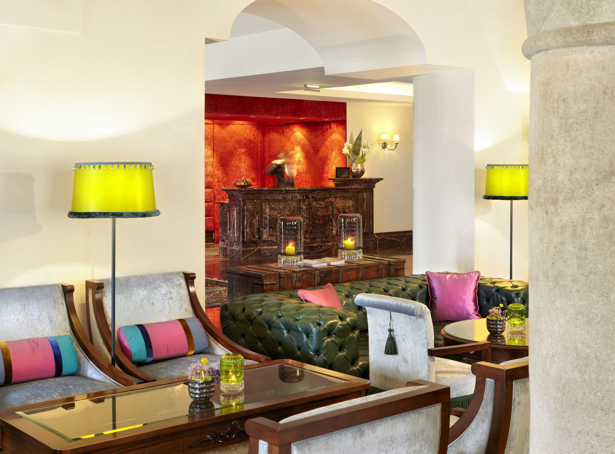 Falkensteiner Schlosshotel Velden - The Leading Hotels Of The World Velden am Wörthersee Restaurang bild The lobby